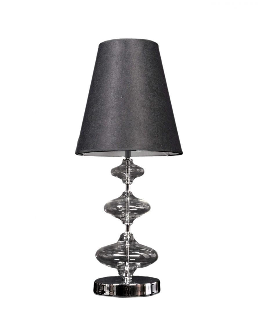 Lampada nera elegante da tavolo e/o comodini - Lampade Vintage e Industriali