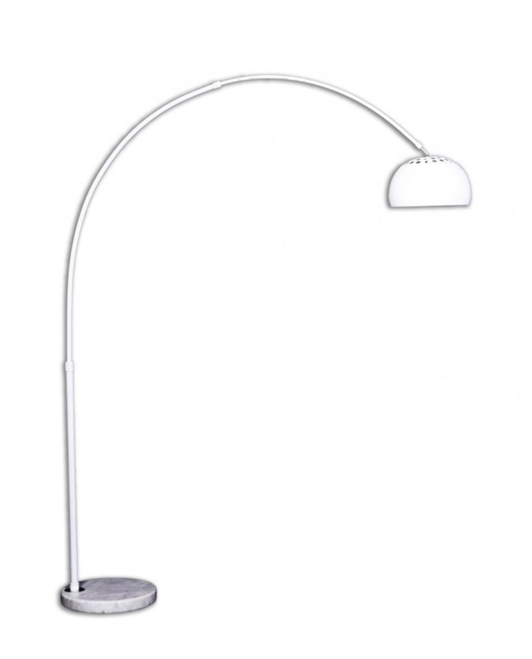 Lampada Da Terra Aissa In Carta E Metallo - Design Moderno, Altezza 130 Cm