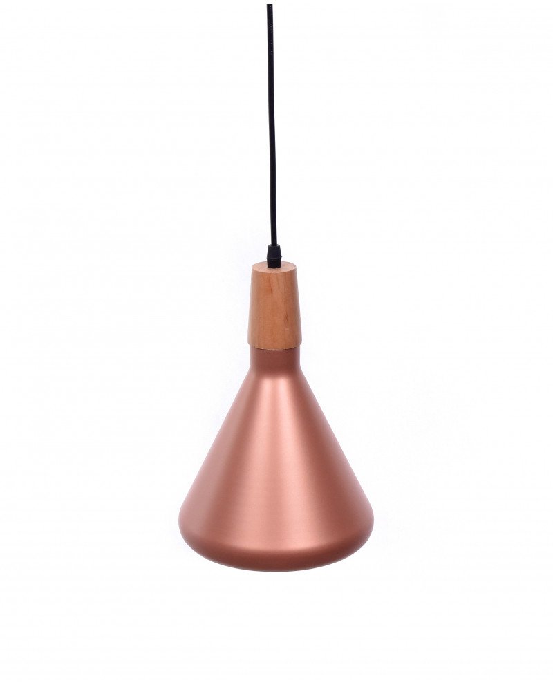 lampada vintage a sospensione rustica rame rosa per pub