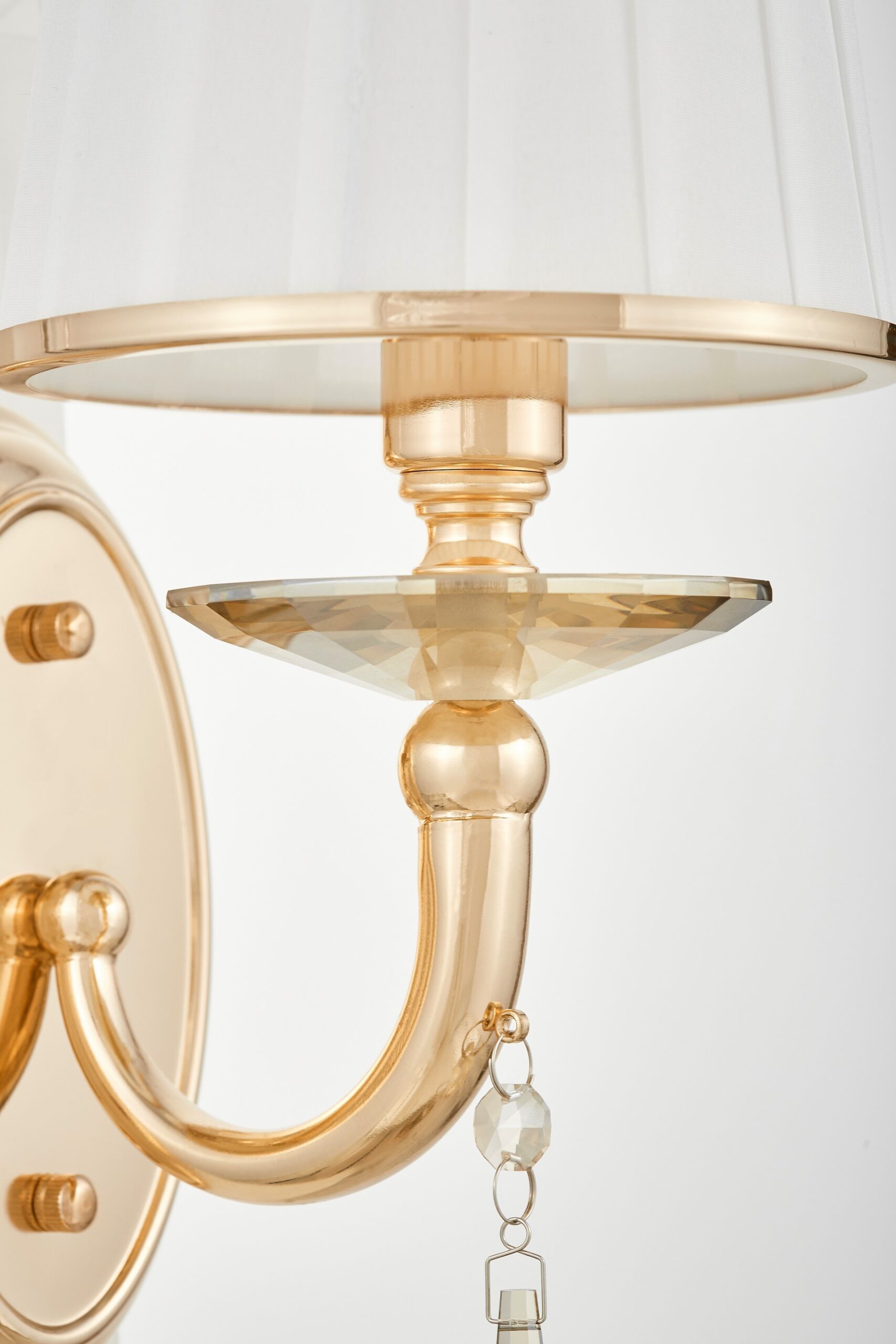 Elegante applique per camera da letto in tessuto Plissé FABIONE - immagine 4