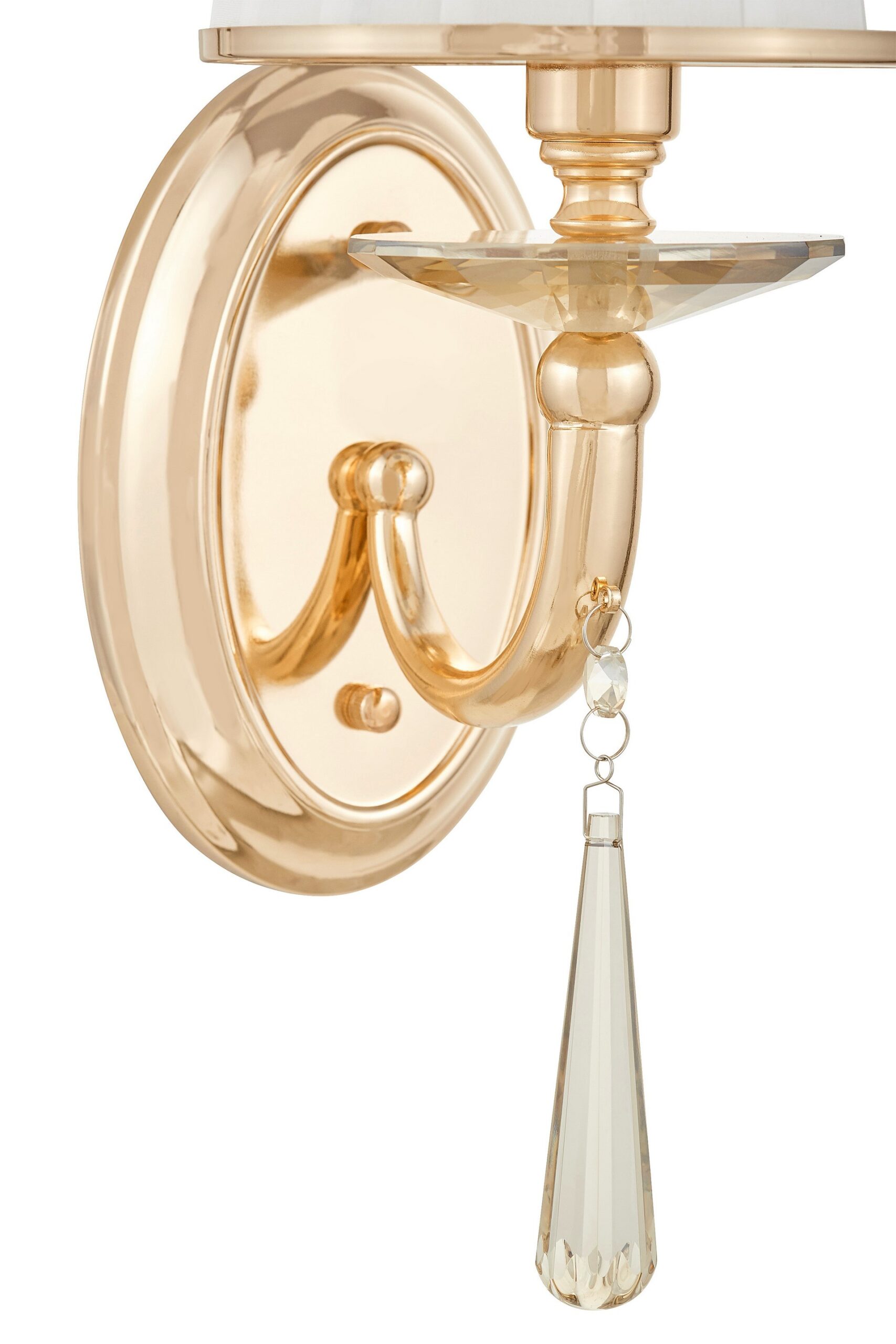 Elegante applique per camera da letto in tessuto Plissé FABIONE - immagine 5