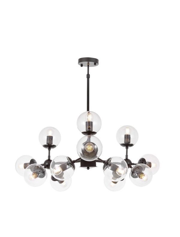 LAMPADARIO VINTAGE INDUSTRIALE 12 LUCI ZODIAK