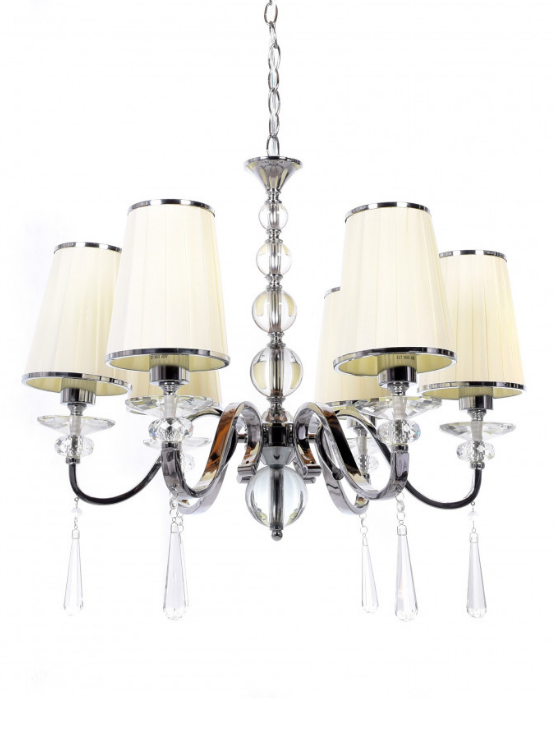 lampadari 6 luci stile classico moderno con cristalli swarowski