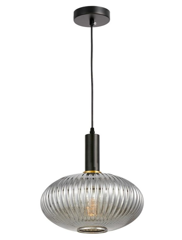 lampada design da soffitto paralume in vetro flori