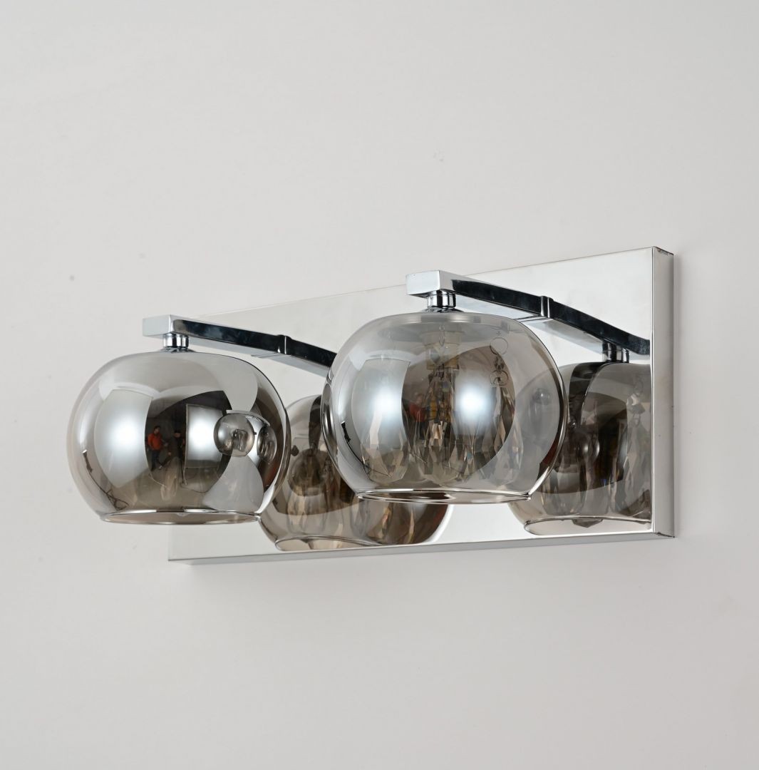 Applique Lampada Da Parete In Vetro Di Murano Bianco Ef – La Primula Rossa Antiquariato - 11
