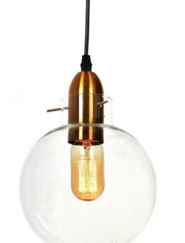 Lampada vintage industriale a forma di palla