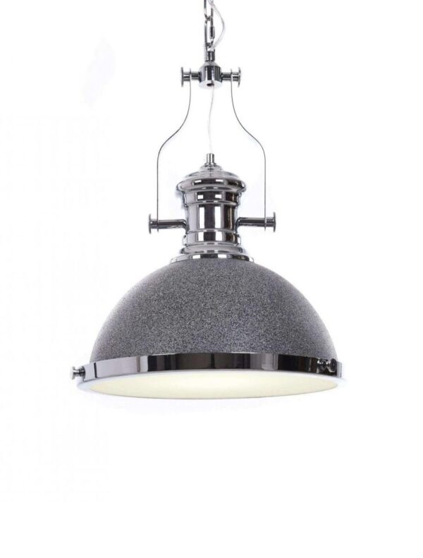 Lampadario a sospensione stile industriale ETTORE Granit