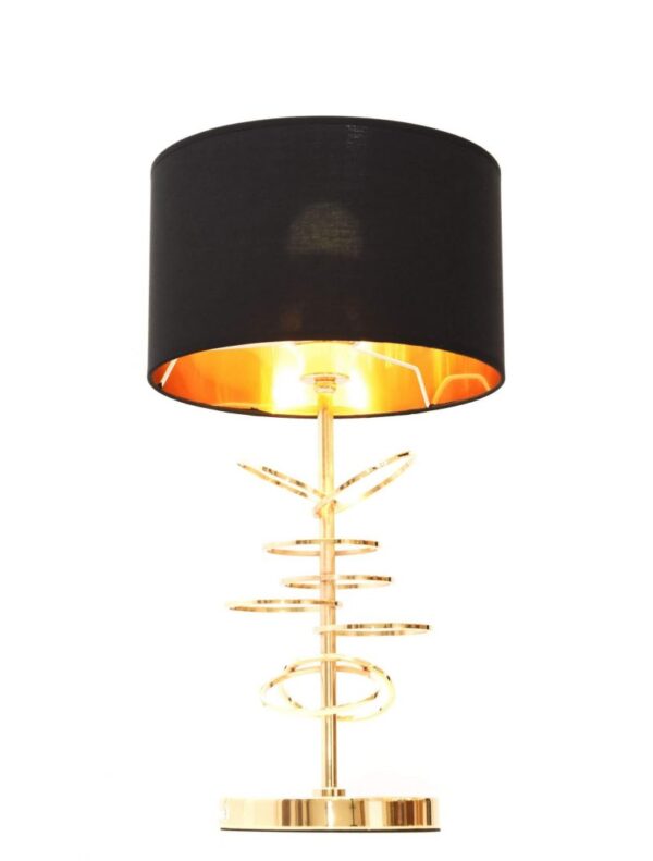 lampade scrivania struttura oro design moderno