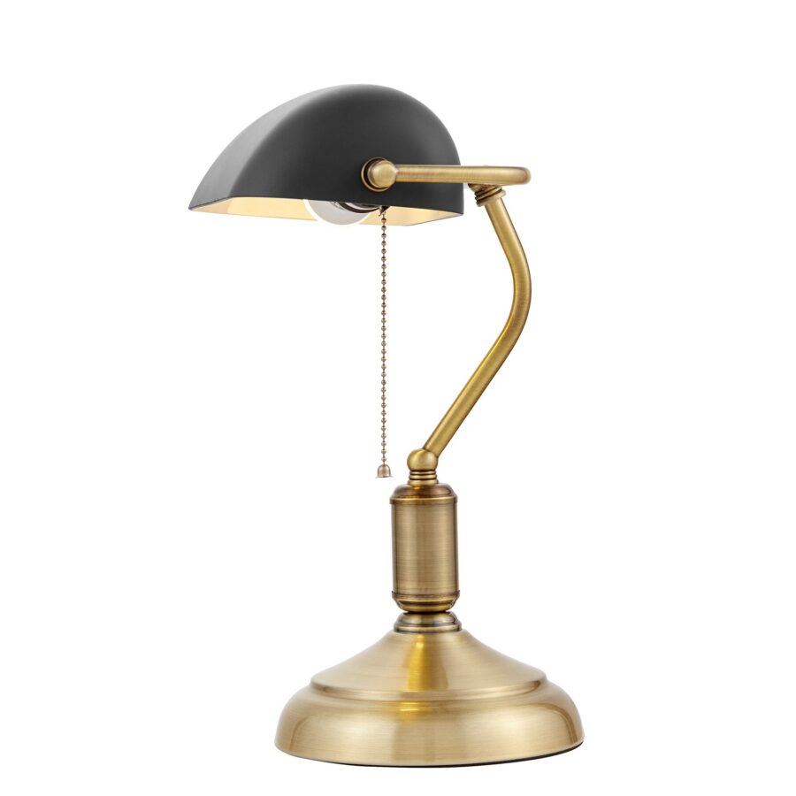 lampade da tavolo in ottone vintage