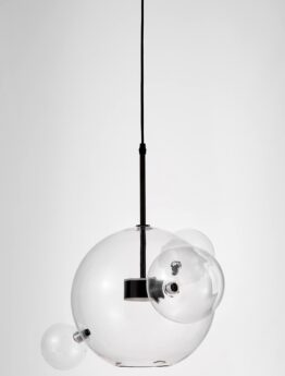 lampada sospensione sfere vetro