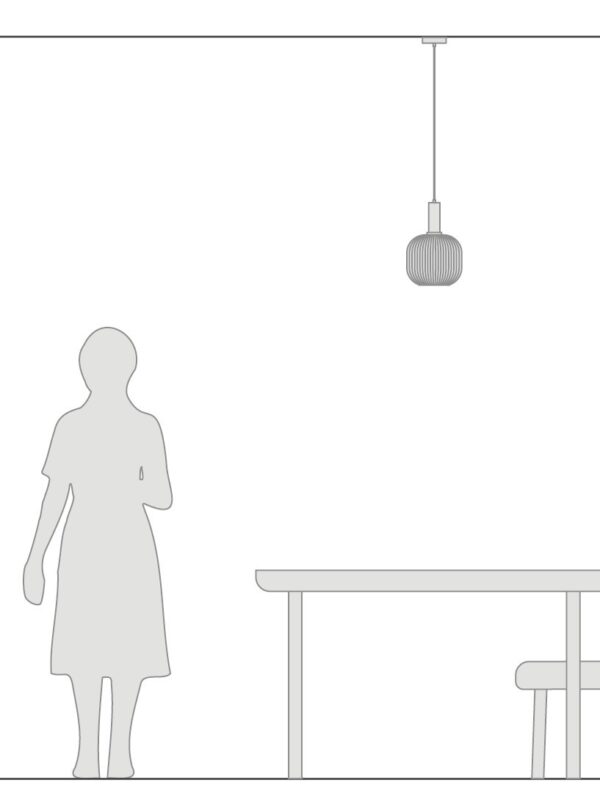 misure lampada a sospensione