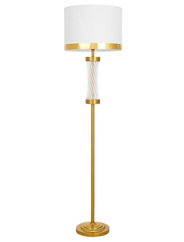 Lampada Da Terra Moderna Dorsale 1 Luce Ad Arco Bianca