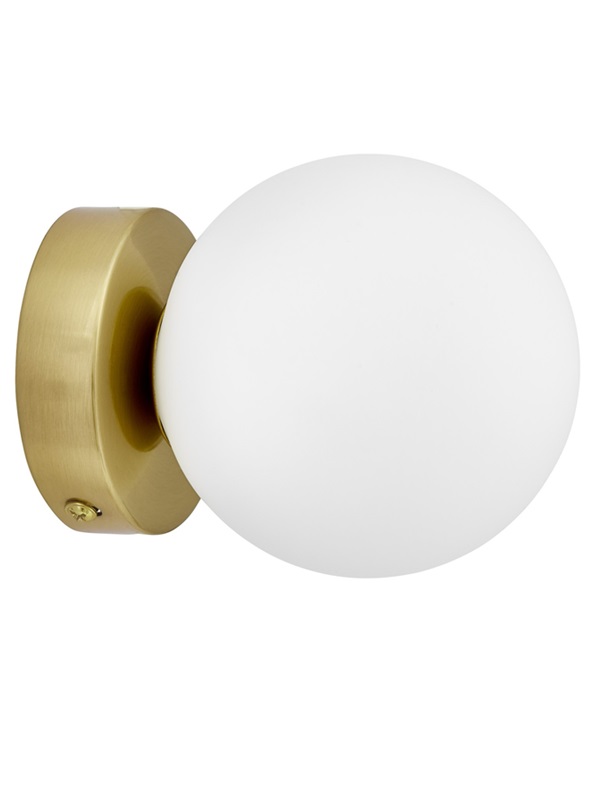 Applique glamour ottone a sfera MARSIADA W1