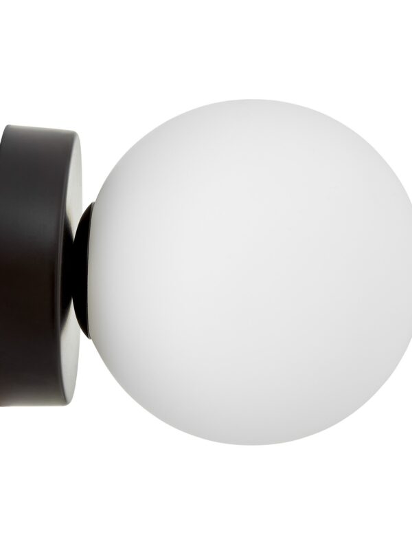 Applique nera a sfera MARSIADA W1