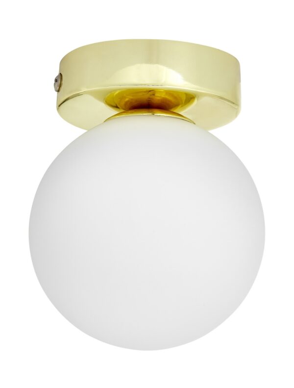 Plafoniera dorata a sfera MARSIADA W1