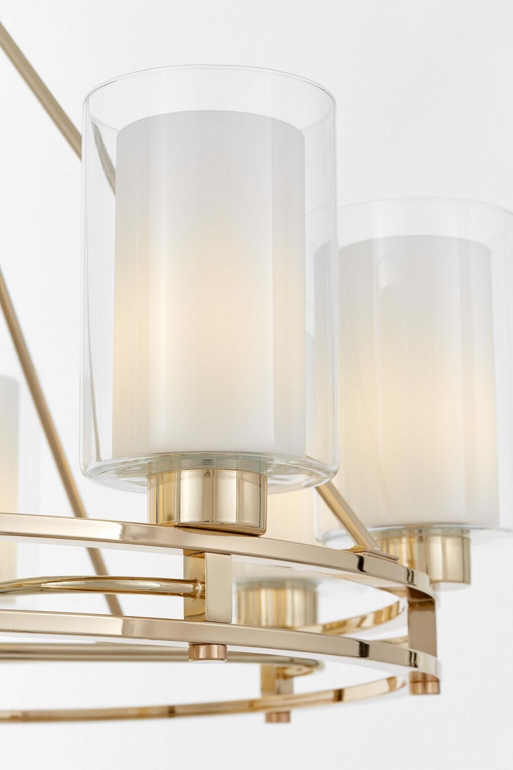 Lampadario classico in ottone e cristallo oro francese a 8 luci CL122