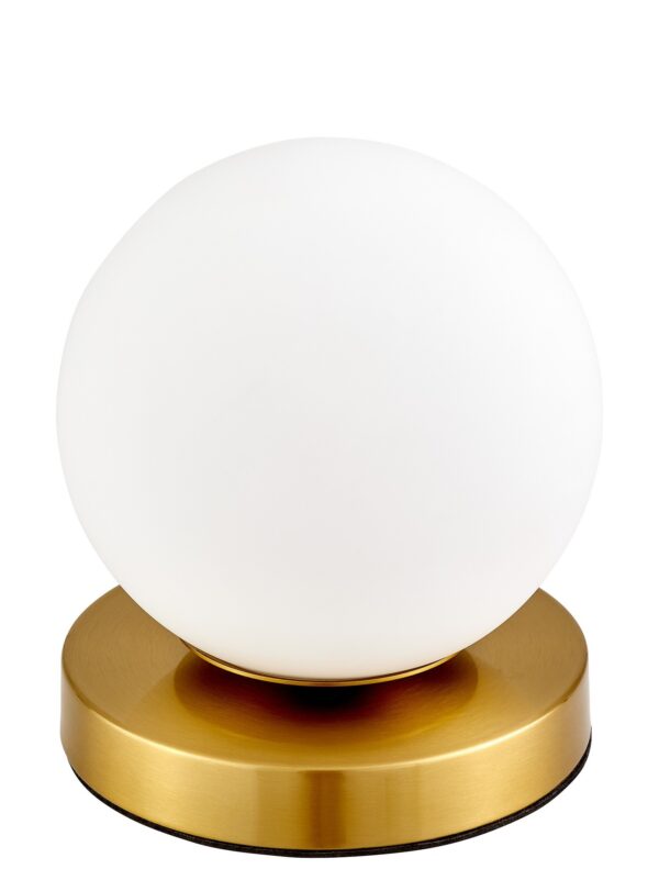 Lampada da comodino a sfera ottone FREDICA W1