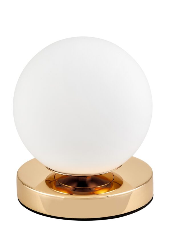 Lampada da tavolo a sfera oro caldo FREDICA W1