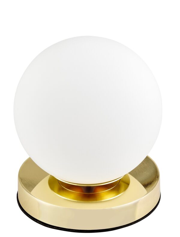 Lampada da tavolo oro a sfera FREDICA W1