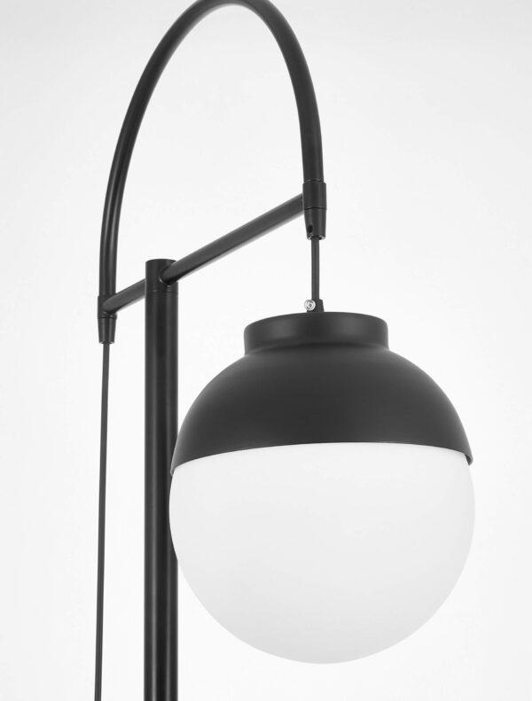 Lampada a sfera da terra vintage nera BERTINI