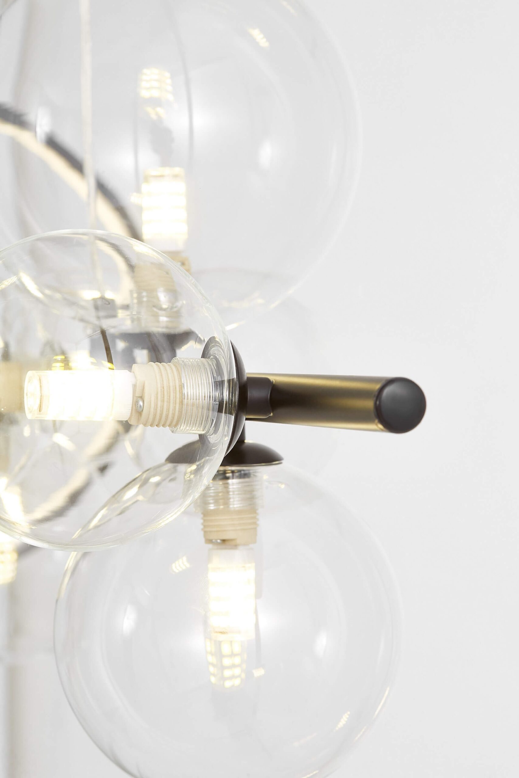 Lampadario sfere trasparenti MERIDO W7
