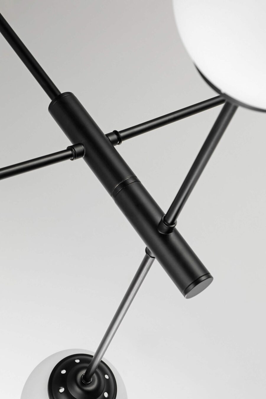 Lampada da soffitto A SFERA nera FINO PRO W4