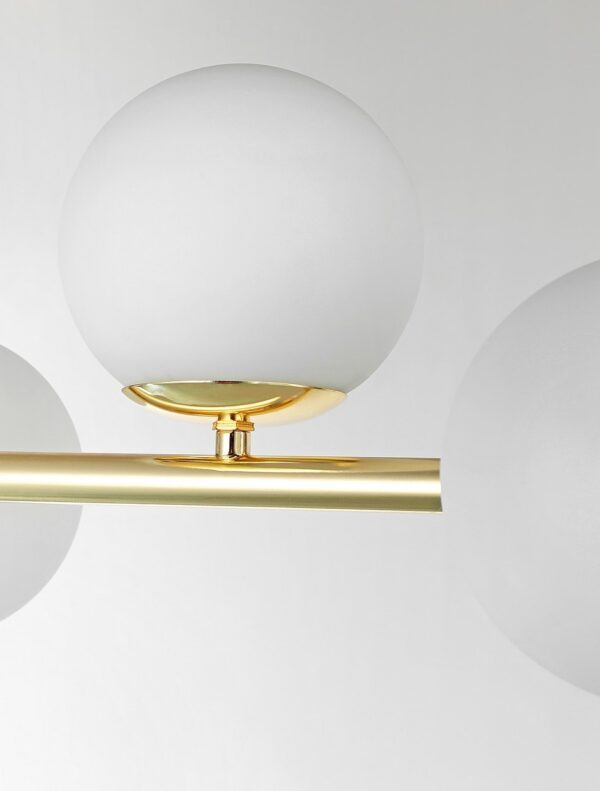 Lampadario A SOSPENSIONE moderno oro a sfera LEDO W5
