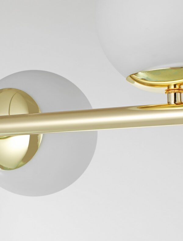 Lampadario a BARRA moderno oro a sfera LEDO W4