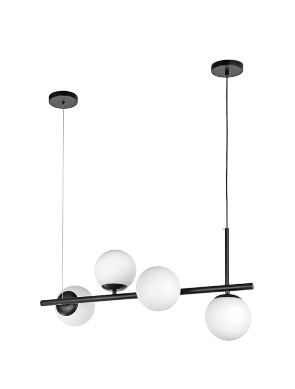 Lampadario moderno a barra nero LEDO W4