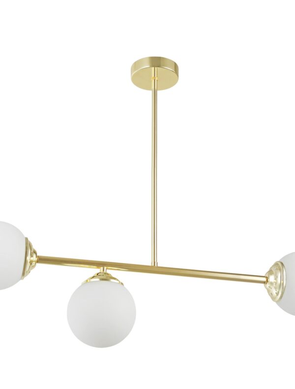 Lampadario sfere oro FINO W3
