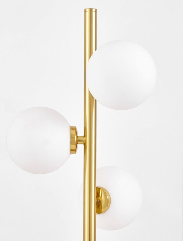 Lampada da scrivania a sfera ottone MARSIADA W3
