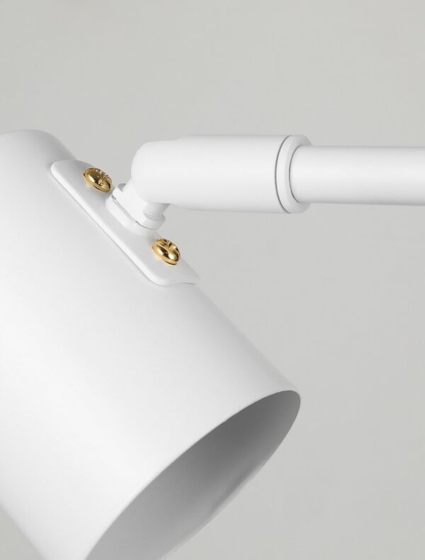 Lampada a soffitto metallo bianco 6 faretti DORA W6