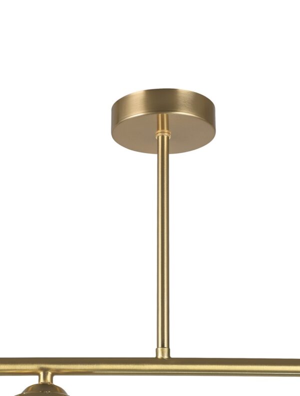 Lampadario A SOFFITTO moderno ottone a sfera FINO W3