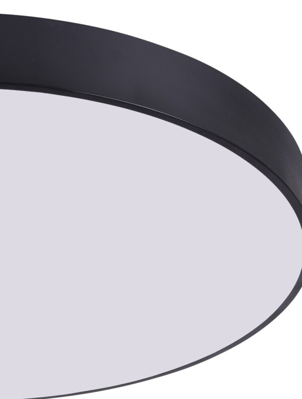 Lampada a soffitto moderna nera ORBO D78