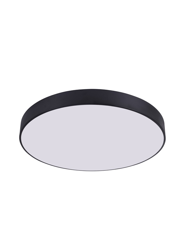 Lampada da soffitto moderna nera ORBO D78