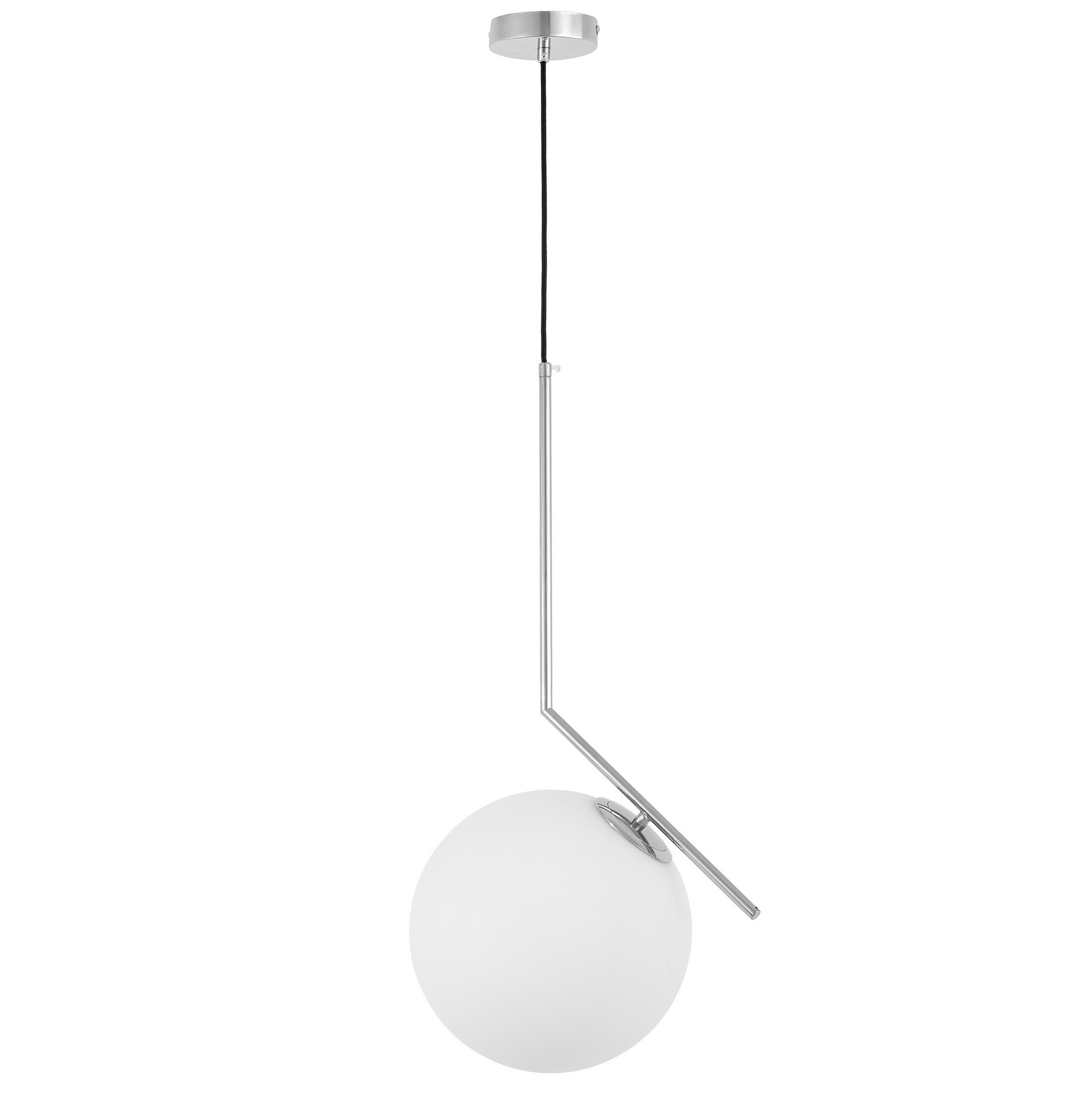 Lampada moderna a sfera cromata SORENTO D25 - immagine 3