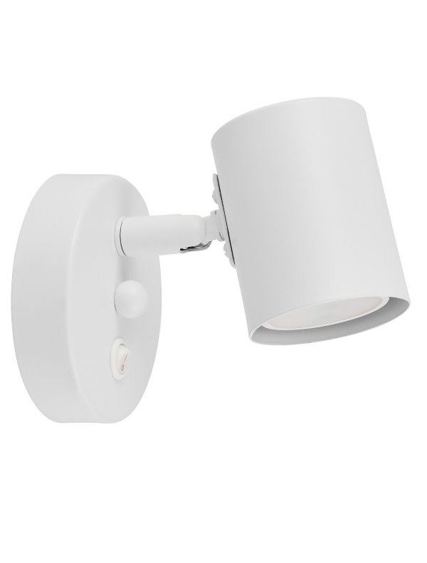Applique a faretto bianco orientabile DORA W1