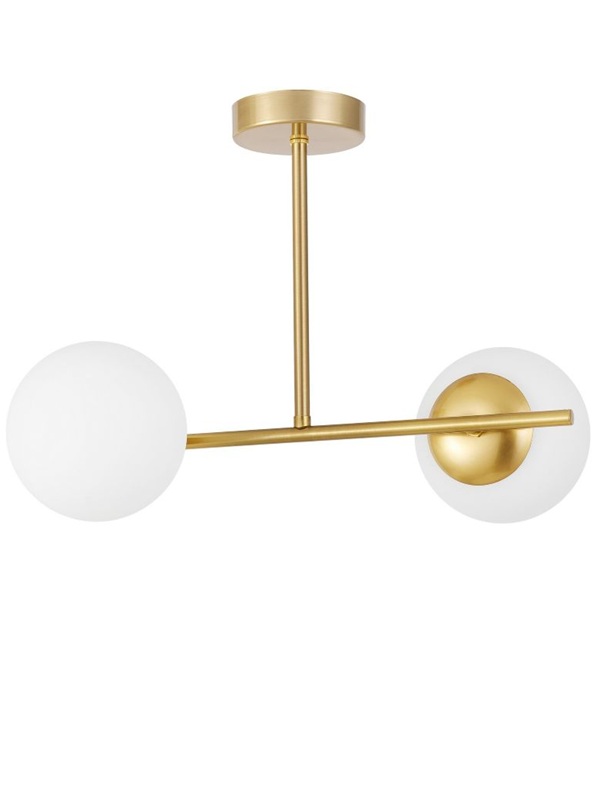 Lampada per soffitto ottone a sfera LEDO W2
