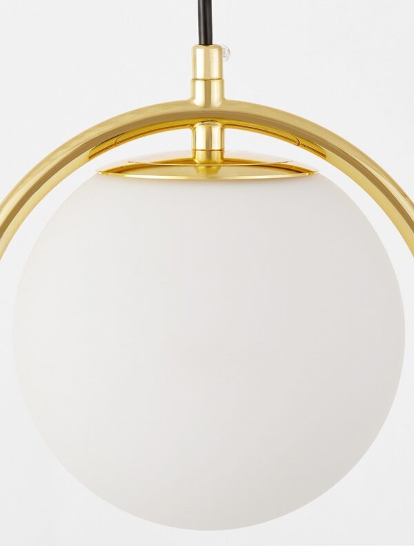 Lampada 2 sfere oro VERO 2B