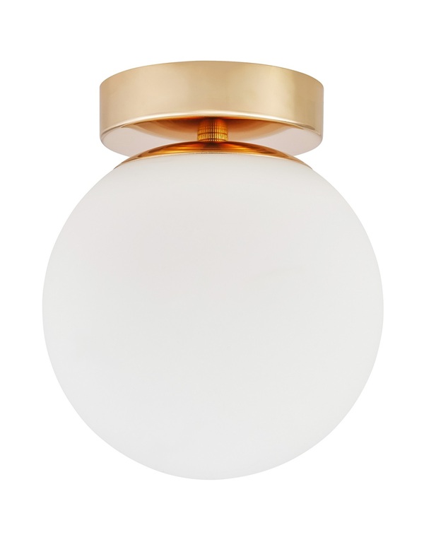 Lampada a soffitto a sfera oro caldo FREDICA