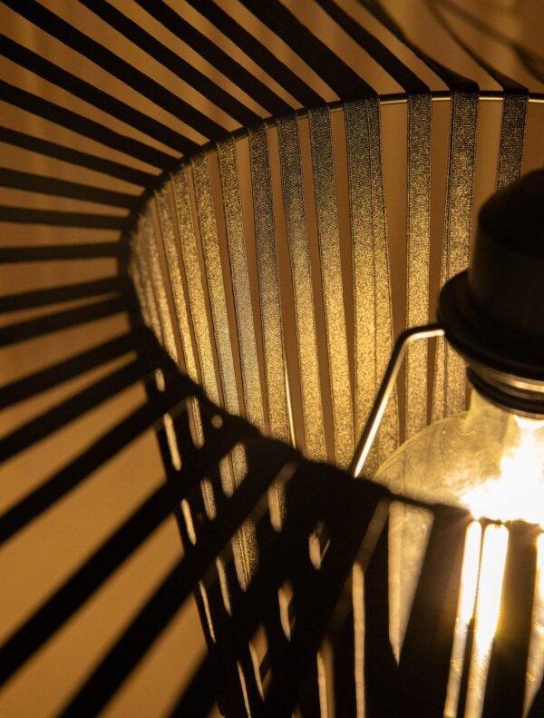 Lampadario a sospensione moderno design nero SOMBRERO D120