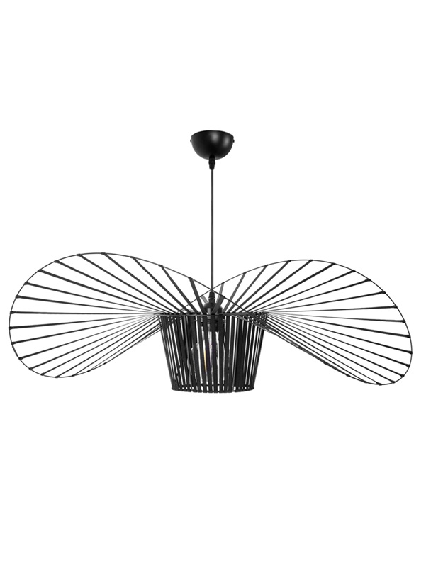 Lampadario a sospensione moderno nero SOMBRERO D80