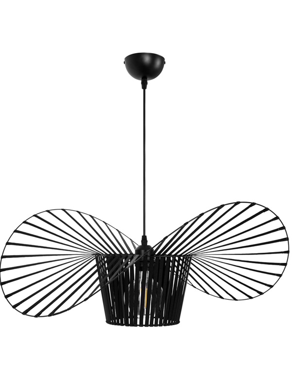 Lampadario moderno a sospensione nero SOMBRERO D60