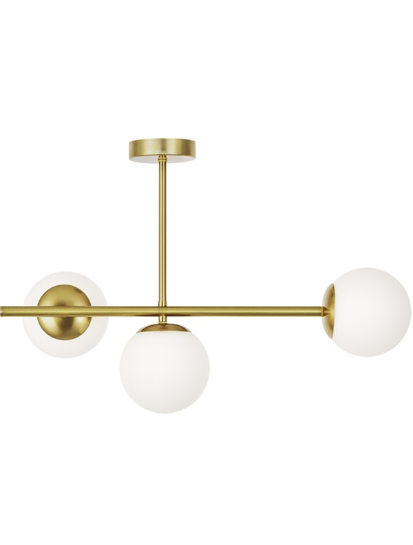 Lampada a sfera da soffitto ottone LEDO W3 LONG