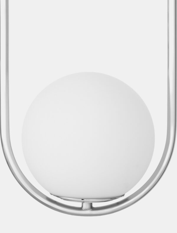 Lampada a sfera moderna cromo VERO 1B