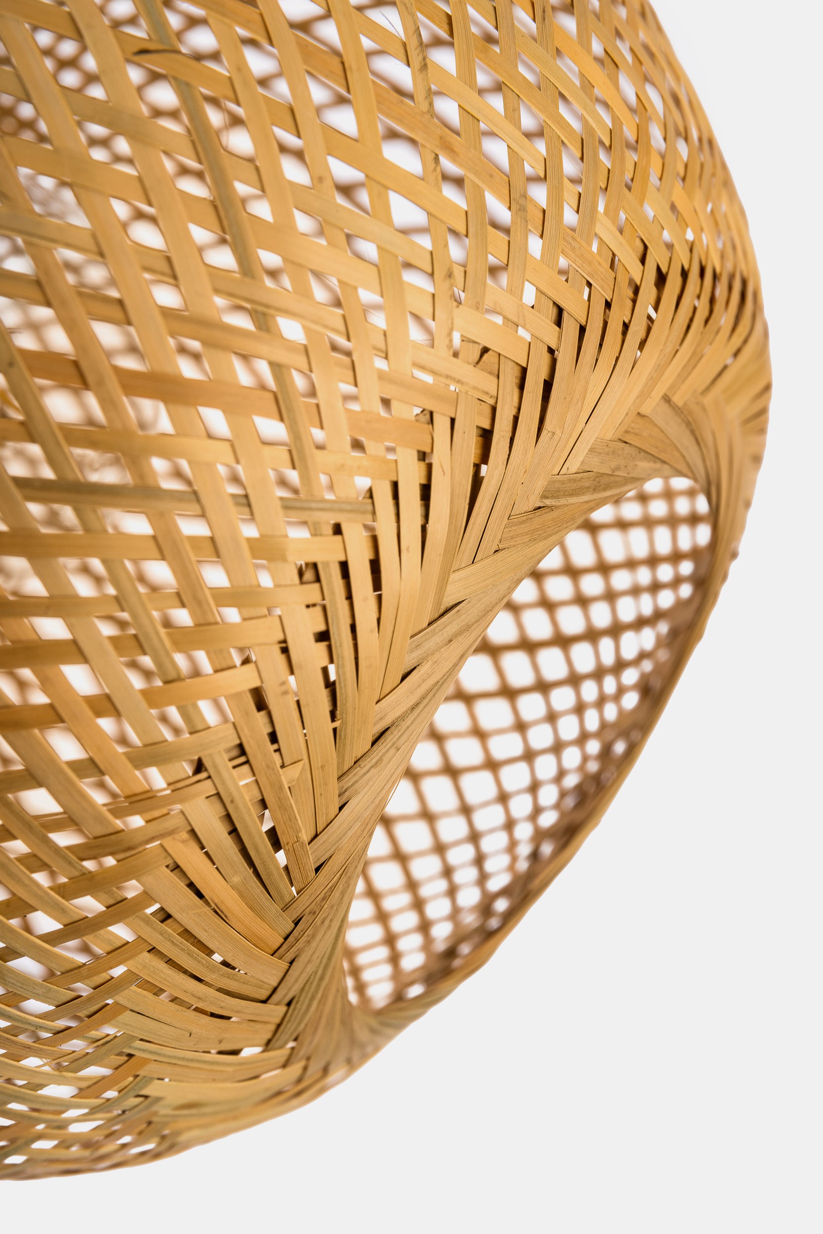 Lampada a sospensione a sfera in bambù BOHO S-D30 - immagine 2