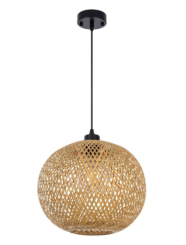 Lampada a sospensione a sfera in bambù BOHO S-D30