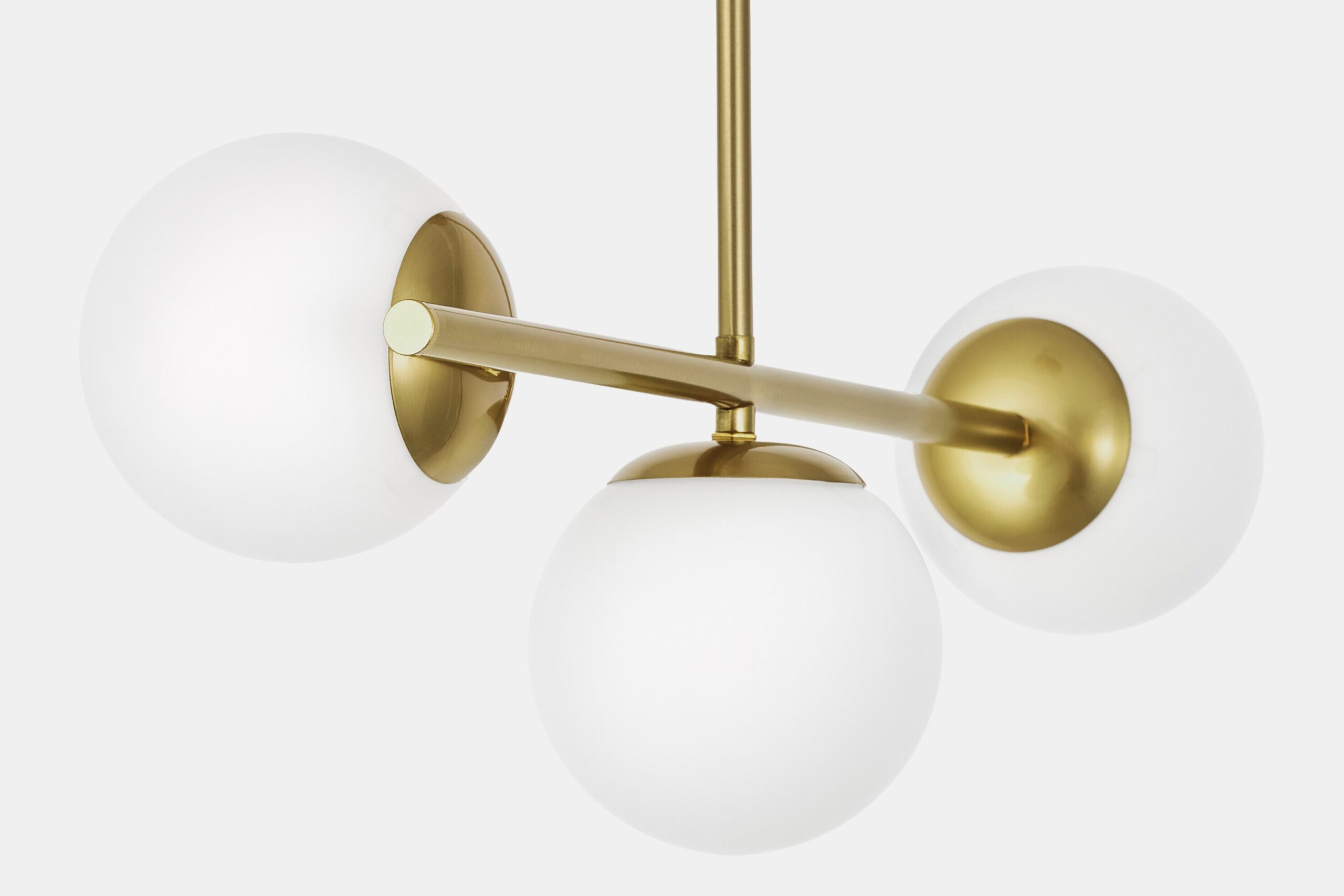 Lampada da soffitto a sfera ottone LEDO W3 LONG