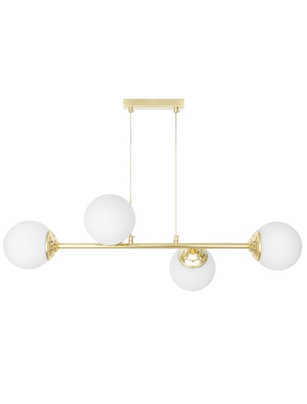 Lampadario a sfera con attacco a soffitto a piastra FINO W4