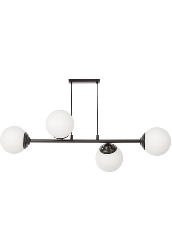 Lampadario a sfera moderno nero FINO W4